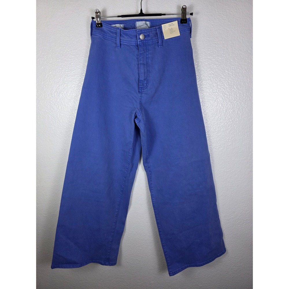 Universal Thread Sailor Wide Leg Jeans Blue High Rise Size 6